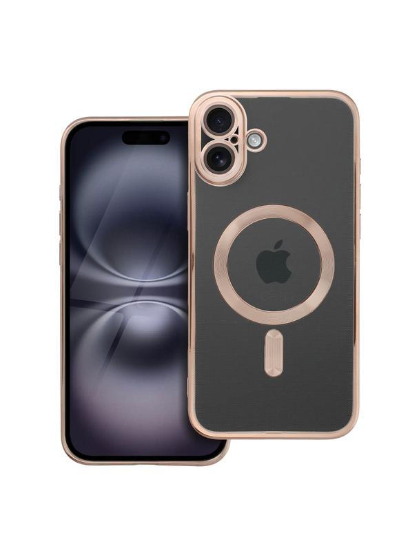 Futerał ELECTRO MAG COVER kompatybilny z MagSafe do IPHONE 16 Plus brązowy