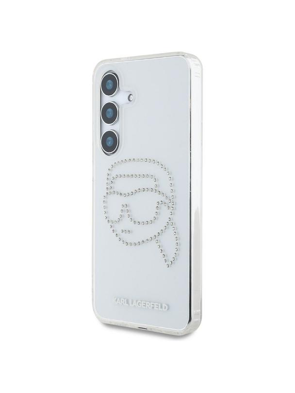 KARL LAGERFELD futerał do SAMSUNG S25 KLHCS25SHKHDCELT (IML Rhinestones K Head) transparentny