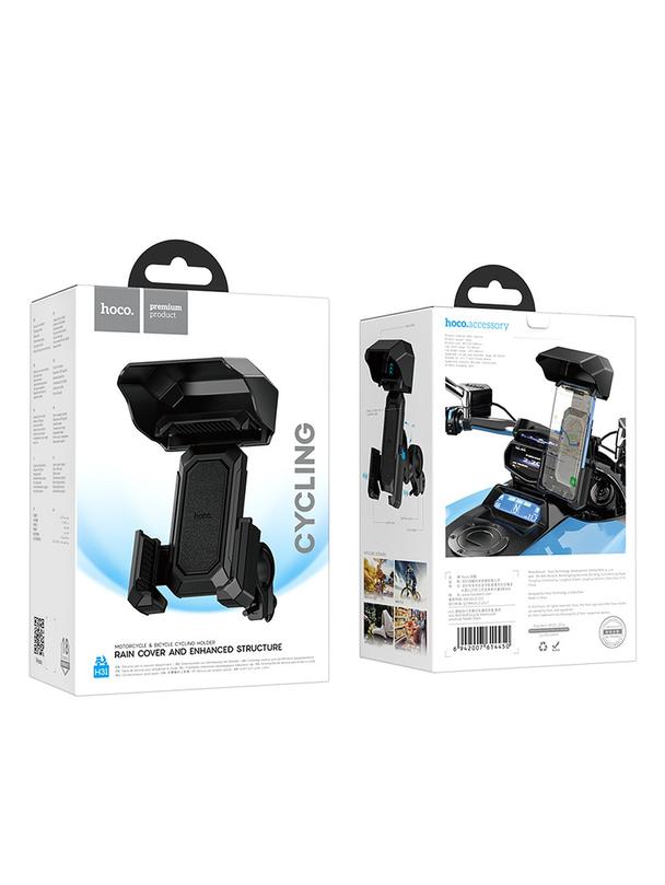 Uchwyt na telefon do roweru / motocykla Hoco do kierownicy H31 czarny