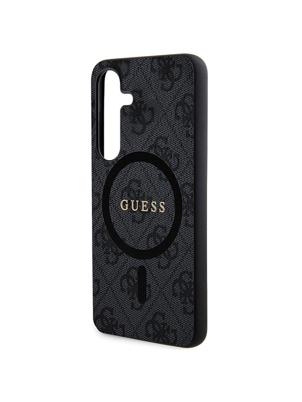 GUESS futerał do SAMSUNG S24 kompatybilny z MagSafe GUHCS24SGF4GGR (4G Ring classic logo) czarny
