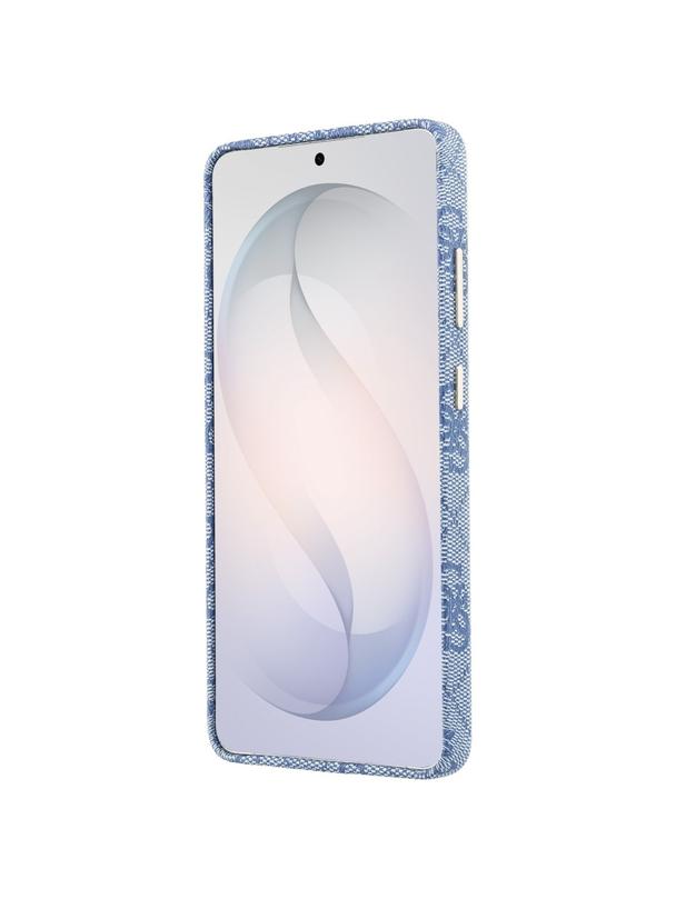 GUESS futerał do SAMSUNG S26 Ultra GUHMS26L5P4FWMSB (4G Script MagSafe) niebieski