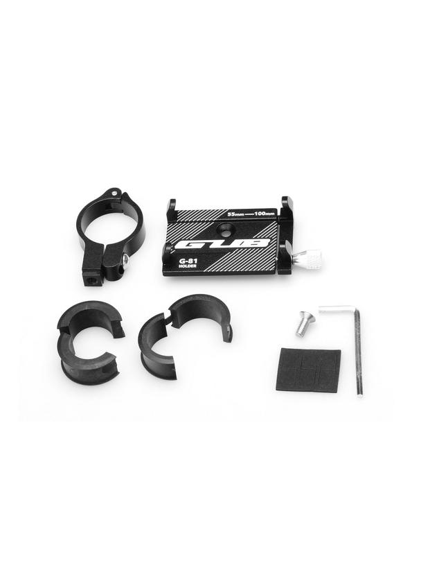 GUB uchwyt rowerowy na kierownicę G81 Aluminium czarny