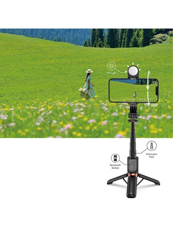 WiWU - Mini selfie stick Wi-SE011 z funcją tripoda