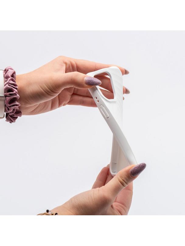 Silicone Zephyr Mag Cover kompatybilny z MagSafe do IPHONE 14 biały