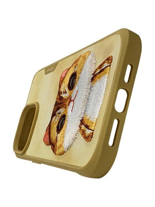 NIMMY futerał BIG EYED PET 2.0 Cat do IPHONE 15 Pro Max khaki