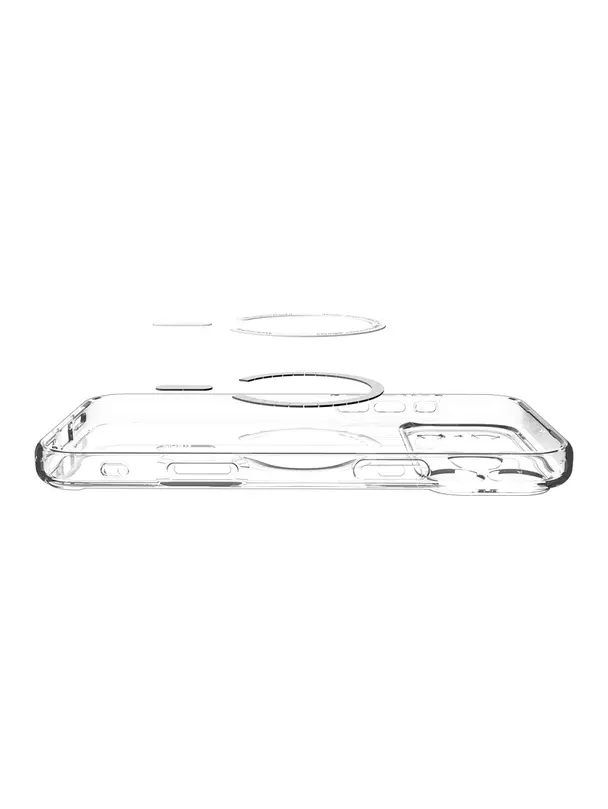 SPIGEN futerał ULTRA HYBRID MAG kompatybilny z MagSafe do IPHONE 17 Pro clear graphite