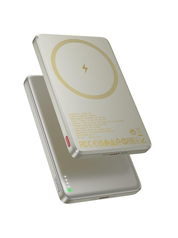 Powerbank zgodny z MagSafe Hoco 5000 mAh QC PD 2A 20W Q26 złoty