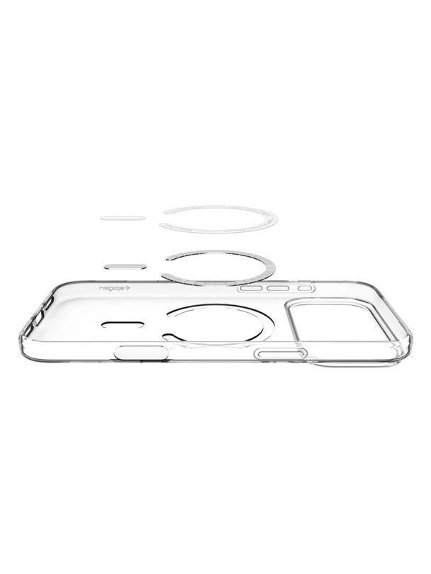 SPIGEN futerał LIQUID CRYSTAL MAG MAGSAFE IPHONE 17 PRO CLEAR/WHITE