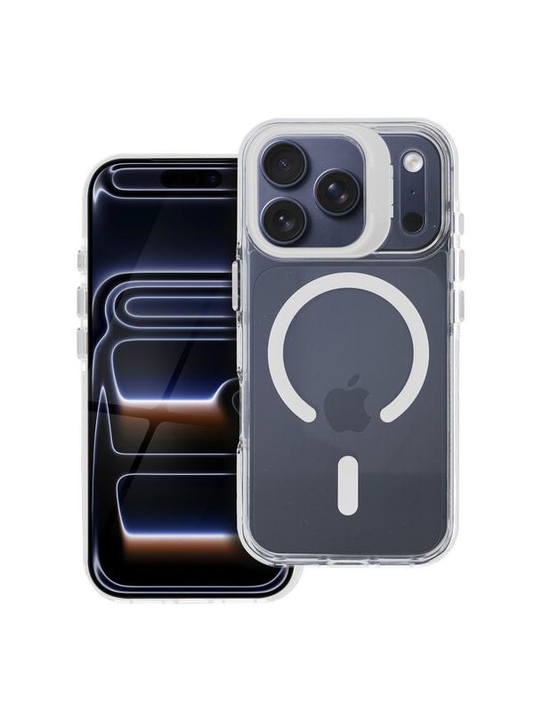 Futerał LENS MAG COVER kompatybilny z MagSafe do IPHONE 14 biały