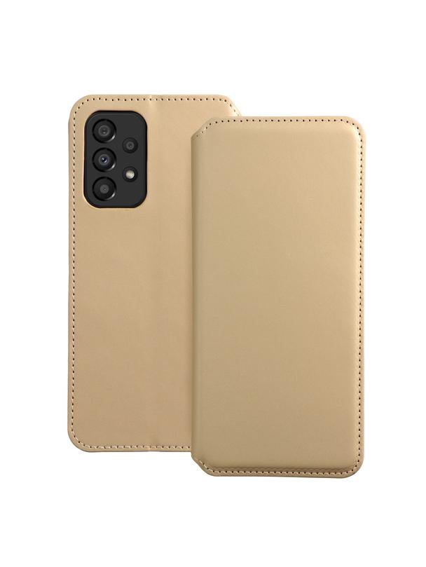 Kabura DUAL POCKET Book do SAMSUNG A33 5G złoty