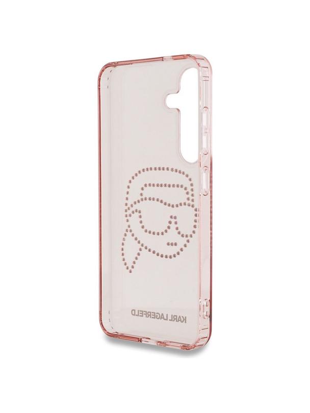 KARL LAGERFELD futerał do SAMSUNG S25 KLHCS25SHKHDCELP (IML Rhinestones K Head) różowy