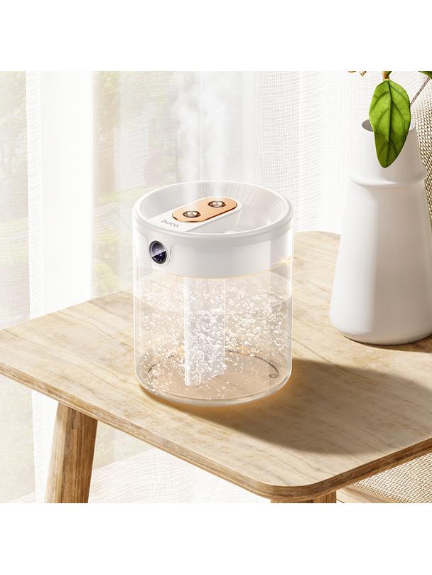 Nawilżacz powietrza Hoco z wyświetlaczem HX31 biały