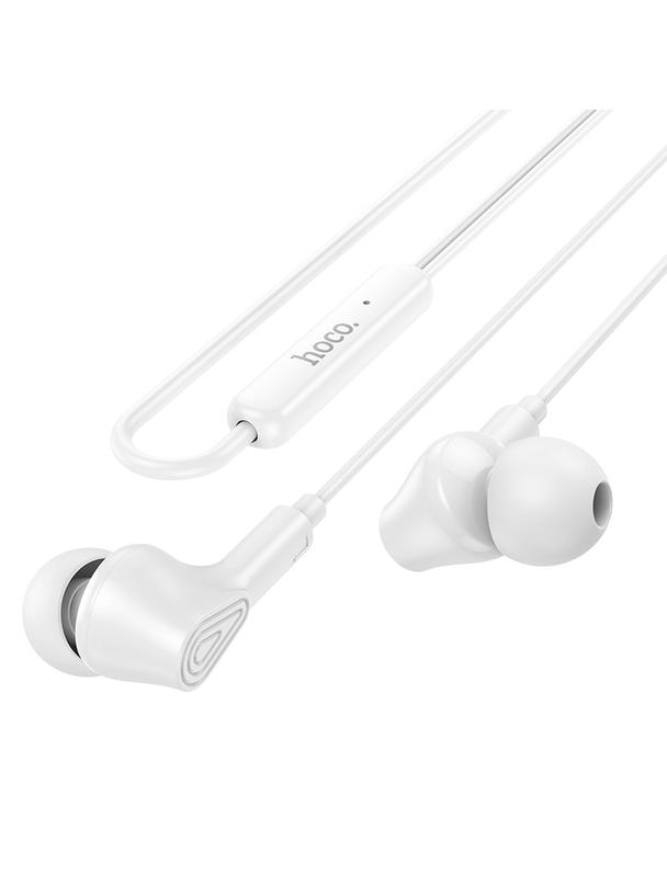 Słuchawki przewodowe douszne Jack 3,5 mm Hoco M102 białe