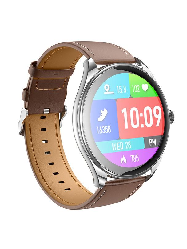 Smartwatch Hoco 1,43" AMOLED IP67 z funkcją rozmowy Y22 srebrny