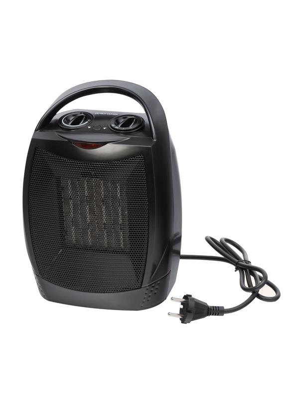 Termowentylator grzejnik ceramiczny 1500W  RC-K-398 czarny