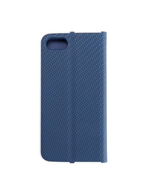 Kabura LUNA Book Carbon do IPHONE 7 / 8 / SE 2020 / SE 2022 niebieski