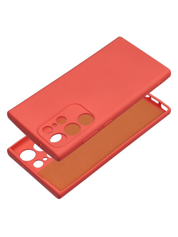 Futerał SILICONE do SAMSUNG S23 Ultra brzoskwiniowy