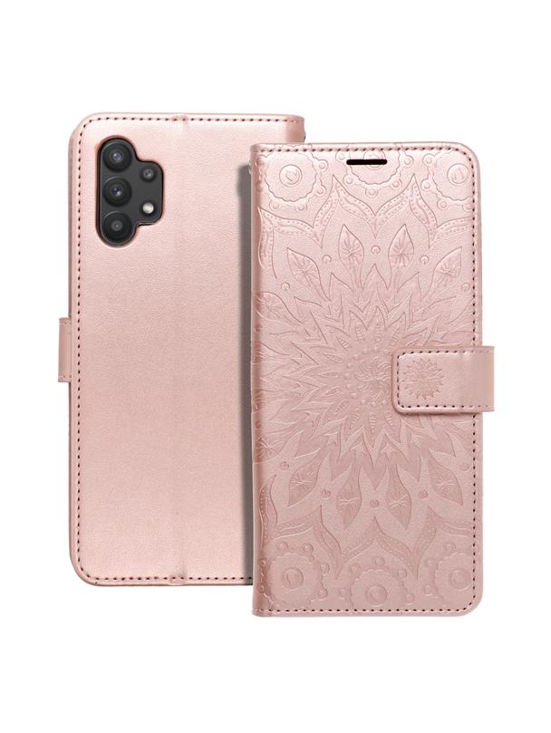 Kabura MEZZO Book do SAMSUNG A32 5G mandala złoty róż