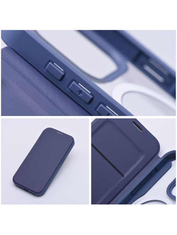 Kabura SMART MAG kompatybilna z MagSafe do IPHONE 15 Pro Max niebieska