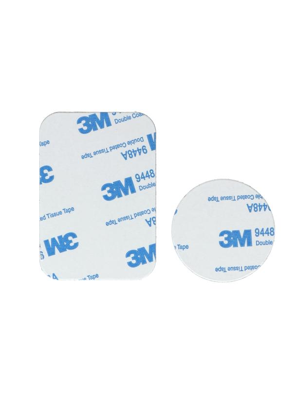 Blaszki do uchwytu magnetycznego czarno srebrne