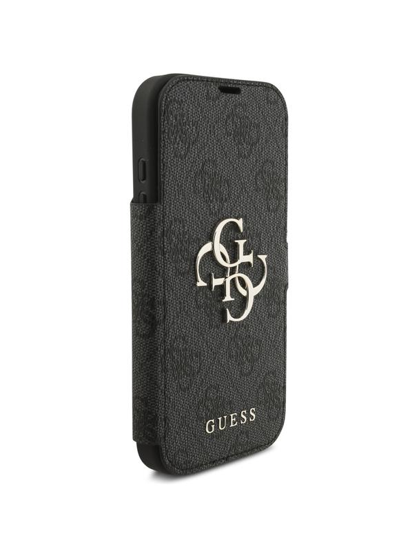 GUESS kabura do IPHONE 17 Pro GUBKP17L4GMGGR (PU 4G Metal Logo) czarna
