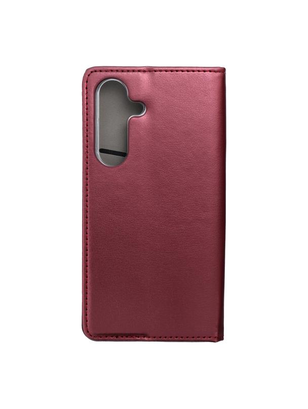 Kabura SMART MAGNETO do SAMSUNG S25 burgundowy