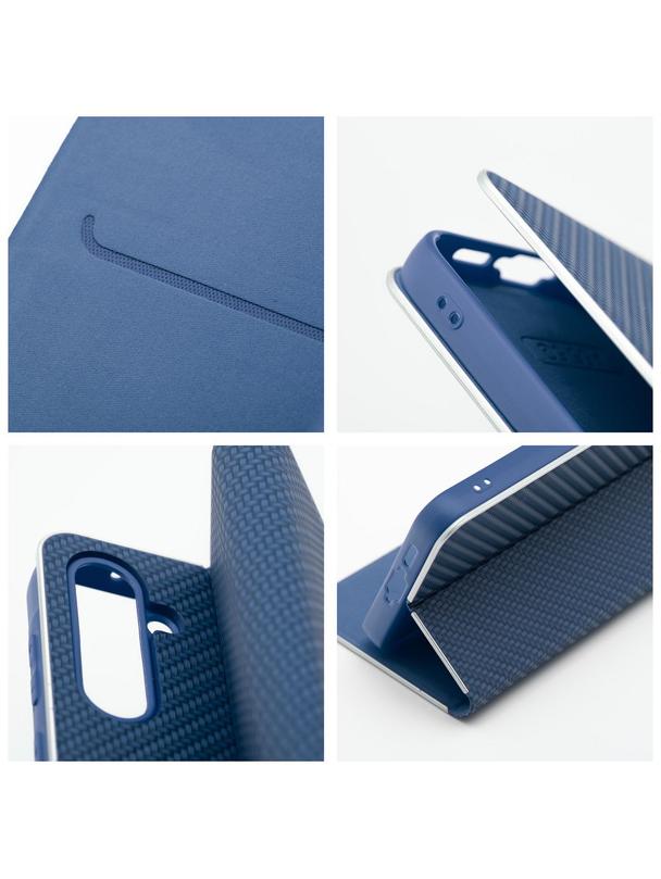 Kabura LUNA Book Carbon do XIAOMI Redmi Note 12 Pro 5G niebieski