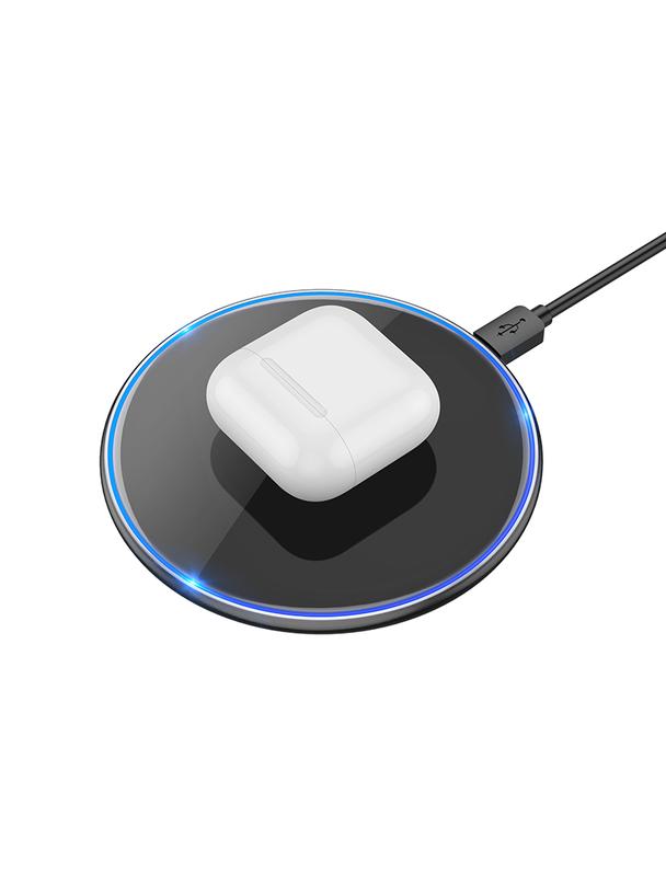 Ładowarka indukcyjna Hoco 2A 15W z podświetleniem CW6 PRO czarna