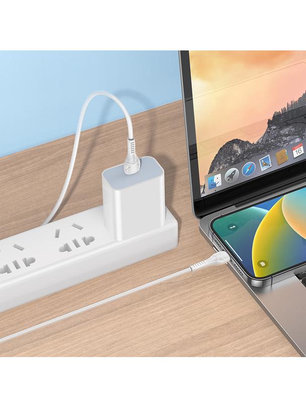 Kabel USB C do Lightning Hoco PD 27W 1 m X37 biały