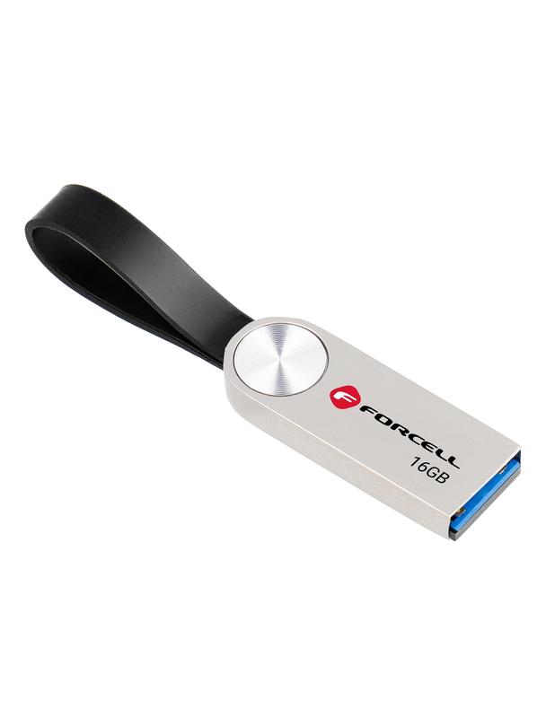 Pendrive 16GB USB 3.2 Gen 1 (USB A) Forcell F-Data Metal srebrny