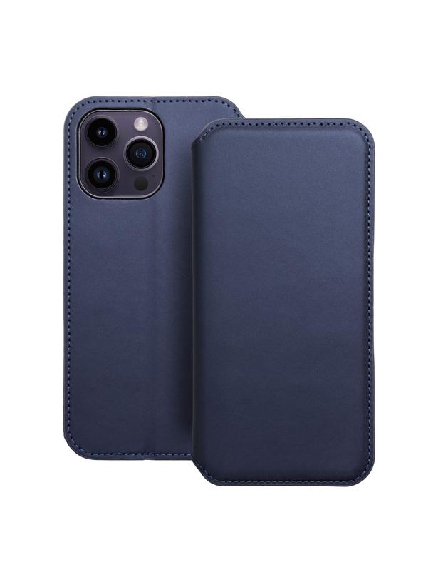 Kabura DUAL POCKET Book do IPHONE 14 Pro Max granatowy