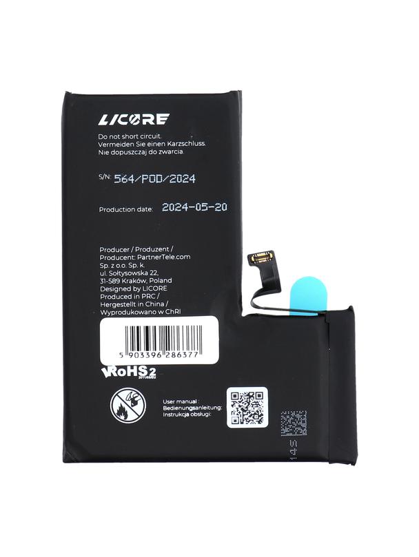 LICORE bateria do IPHONE 14 Pro 3200 mAh