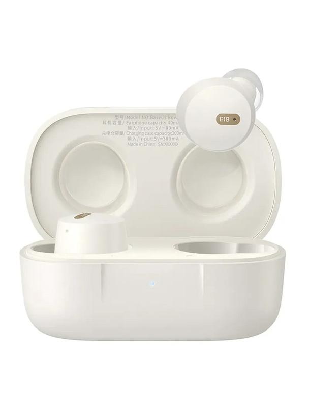 BASEUS słuchawki bezprzewodowe bluetooth TWS ENC IPX4 Bowie E18 białe