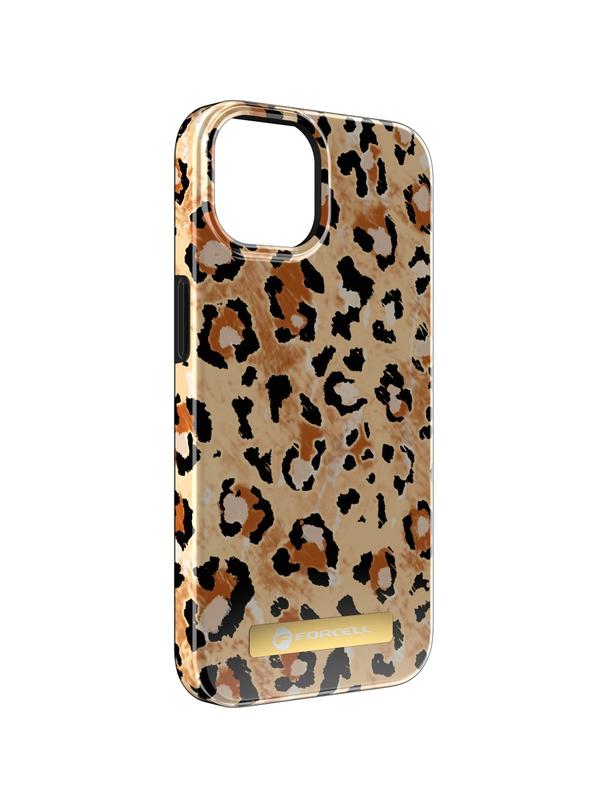 Etui na iPhone 14 Forcell F-Protect Mirage zgodny z MagSafe wild panther