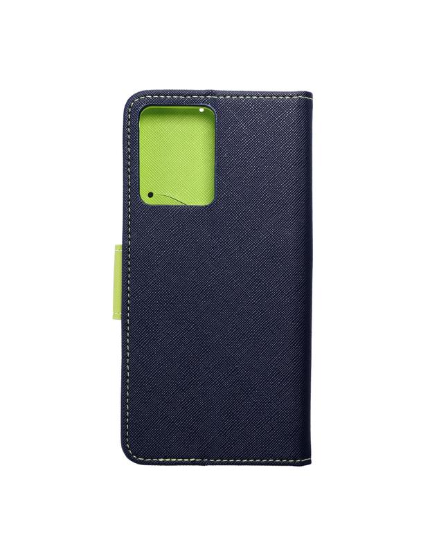 Kabura do XIAOMI Redmi Note 12 4G Fancy Book granatowo limonkowy