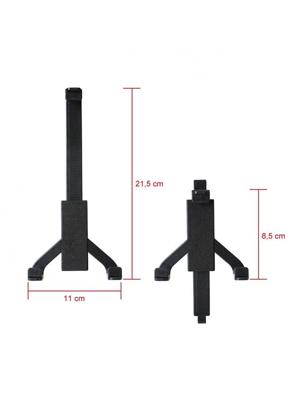 Uchwyt samochodowy do szyby / deski / zagłówek (tablet 7" - 10") AX-01 czarny