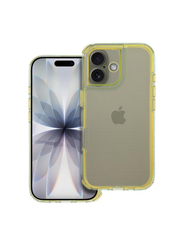 Futerał MATRIX CLEAR do IPHONE 17 żółty