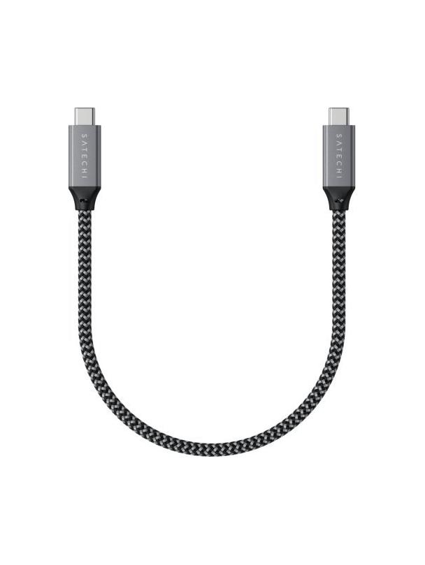 Kabel USB C do USB C Satechi 100W 0,25 m ST-U4C25M szary