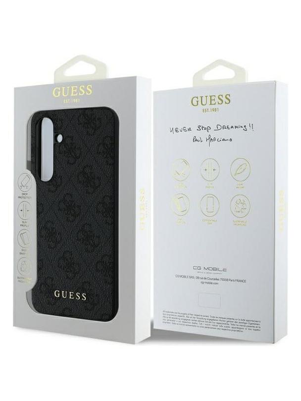 GUESS futerał do SAMSUNG S24 FE GUHCS24FEGF4GGR (HC PU 4G Charm) szary