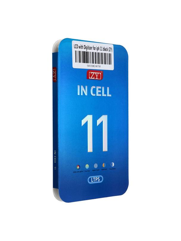 Wyświetlacz do iPhone 11 z ekranem dotykowym czarnym (ZY-LTPS) IC Transferable