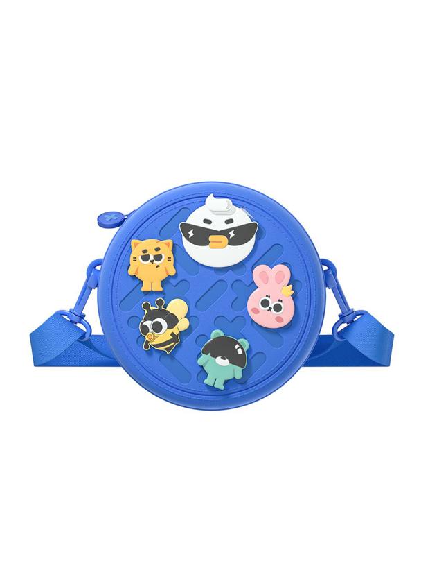 PICOCICI Mały okrągły plecak k36 niebieski