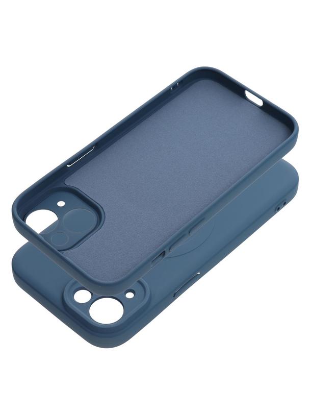 Futerał SILICONE MAG COVER kompatybilny z MagSafe do IPHONE 15 niebieski