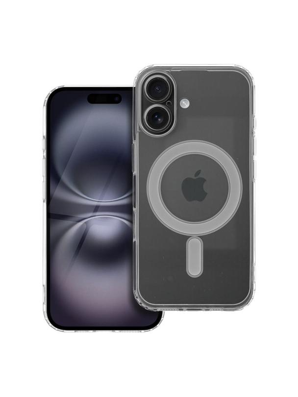 Futerał CLEAR MAG COVER z ochroną aparatu kompatybilny z MagSafe do IPHONE 16 transparentny