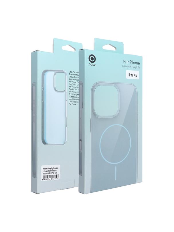 Glossy Mag Cover kompatybilny z MagSafe pasuje do IPHONE 17 Air miętowy