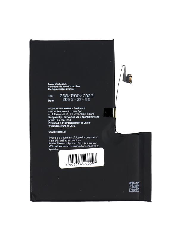 Bateria do iPhone 12 PRO MAX 3687 mAh Blue Star HQ