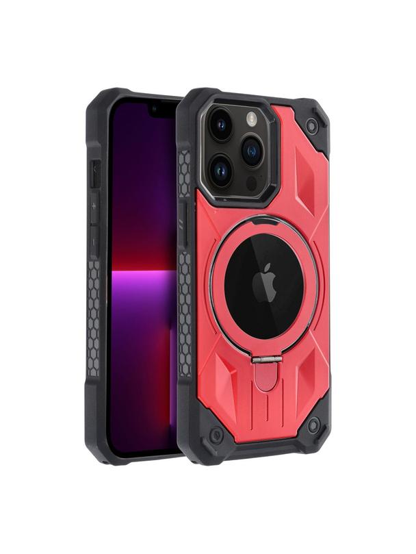 Futerał ARMOR MAG COVER kompatybilny z MagSafe do IPHONE 13 Pro Max czerwony