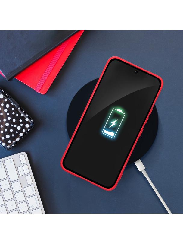 Futerał SILICONE do SAMSUNG A33 5G brzoskwiniowy