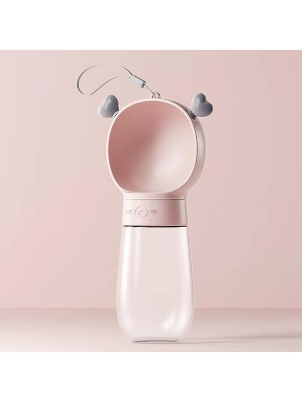 Miska turystyczna dla psa różowa