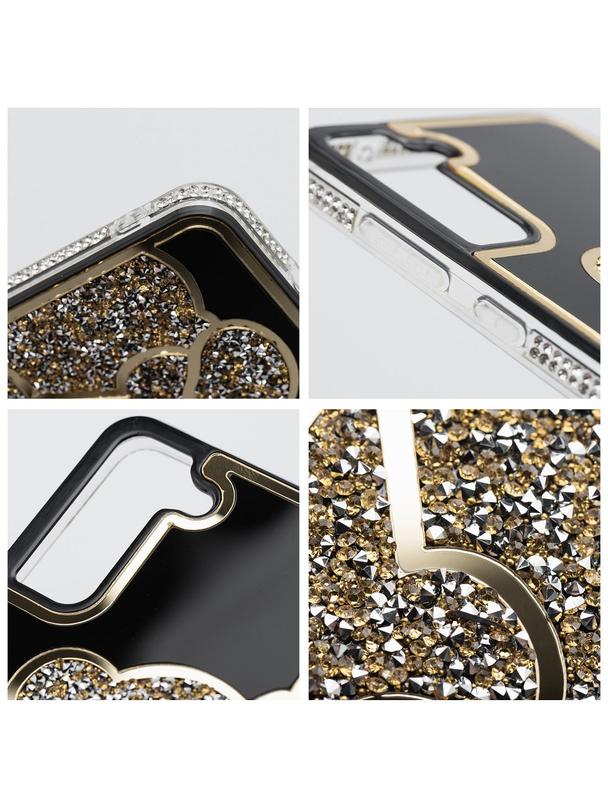 Futerał TEDDY BEAR do SAMSUNG A17 złoty