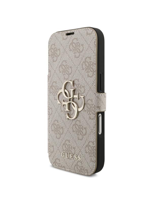 GUESS kabura do IPHONE 17 Pro GUBKP17L4GMGPI (PU 4G Metal Logo) różowa